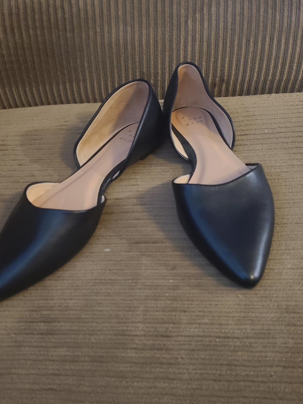 a new day Black Pointed D'Orsay Flats - Women's - Picture 2 of 4